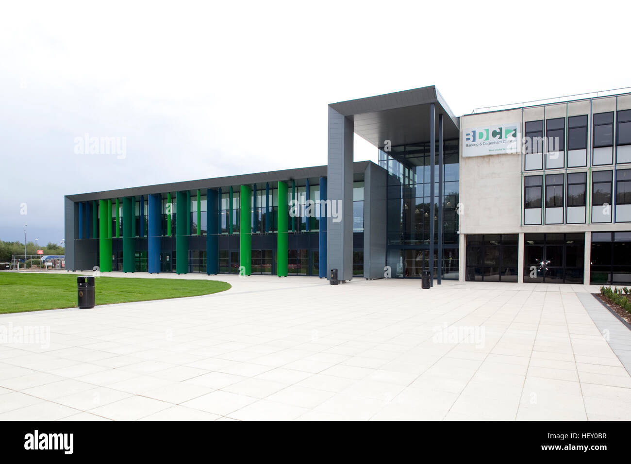 Barking and Dagenham College London Romsey BDC Stock Photo