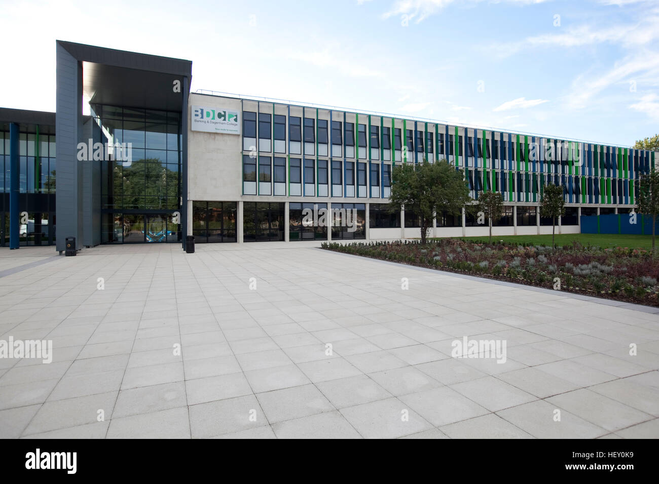 Barking and Dagenham College London Romsey BDC Stock Photo