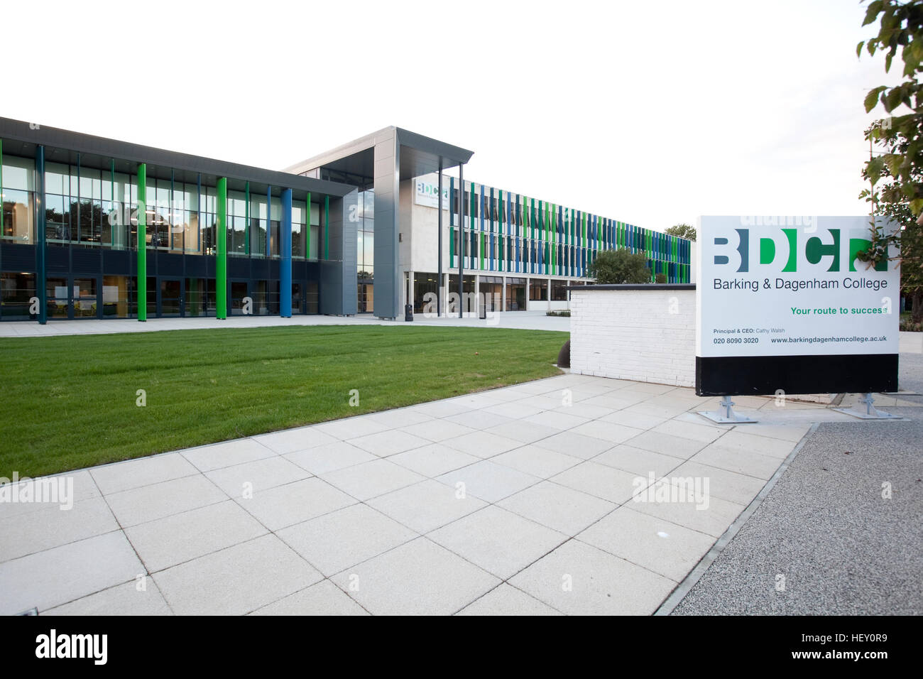 Barking and Dagenham College London Romsey BDC Stock Photo