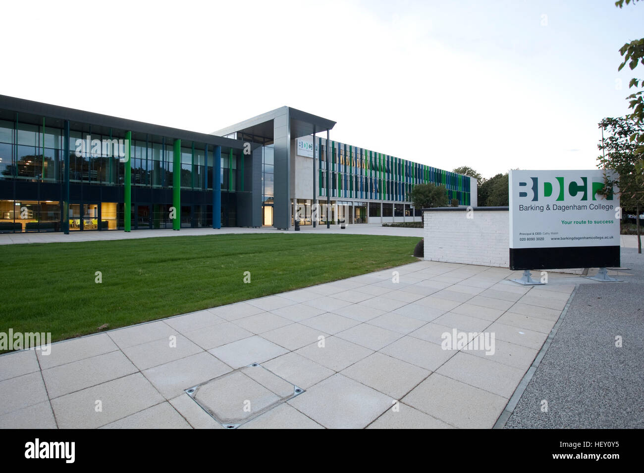 Barking and Dagenham College London Romsey BDC Stock Photo