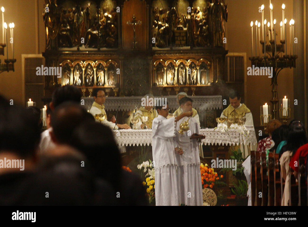 Central Jakarta, Indonesia. 24th Dec, 2016. Indonesian Catholics ...