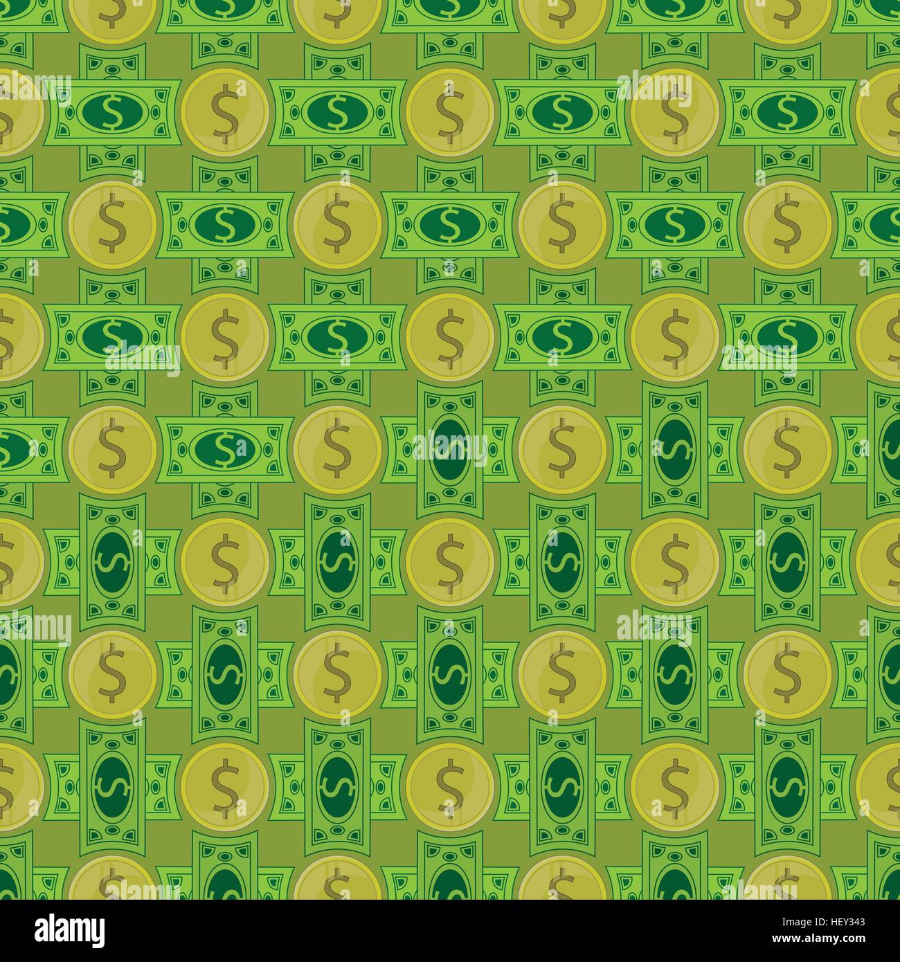 Dolar. seamless pattern. Simple fashion symbol for web site design or a ...