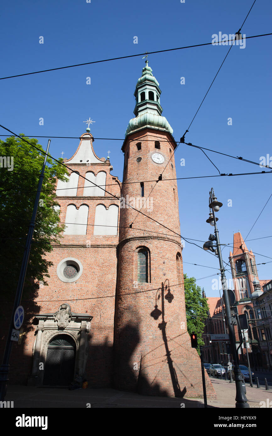 Church of the Poor Clares - Church of the Assumption in Bydgoszcz, Poland Stock Photo