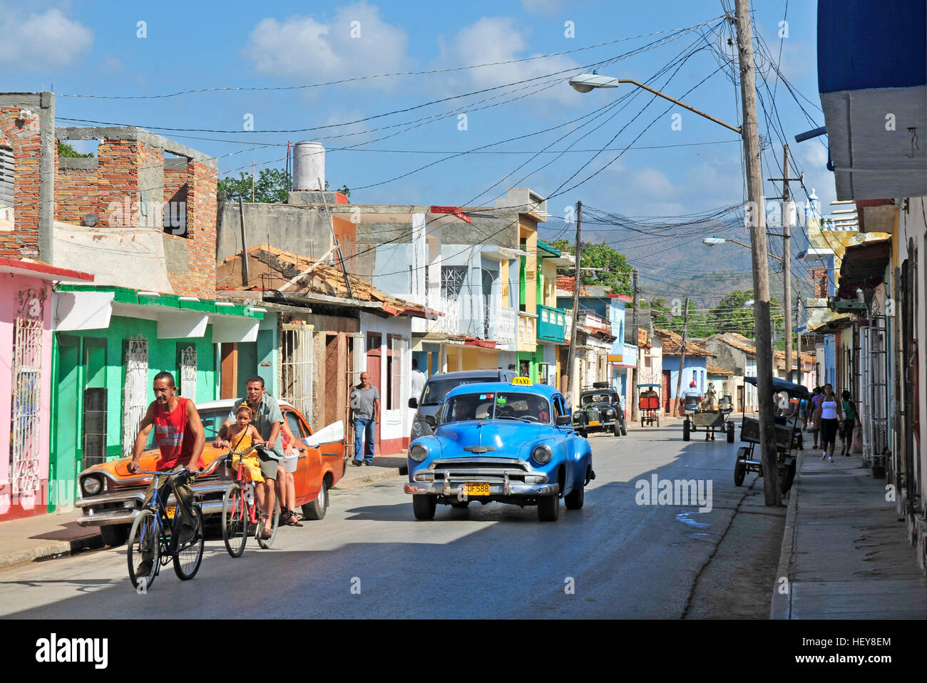 Holguin Cuba street scene Stock Photo 129677148 Alamy