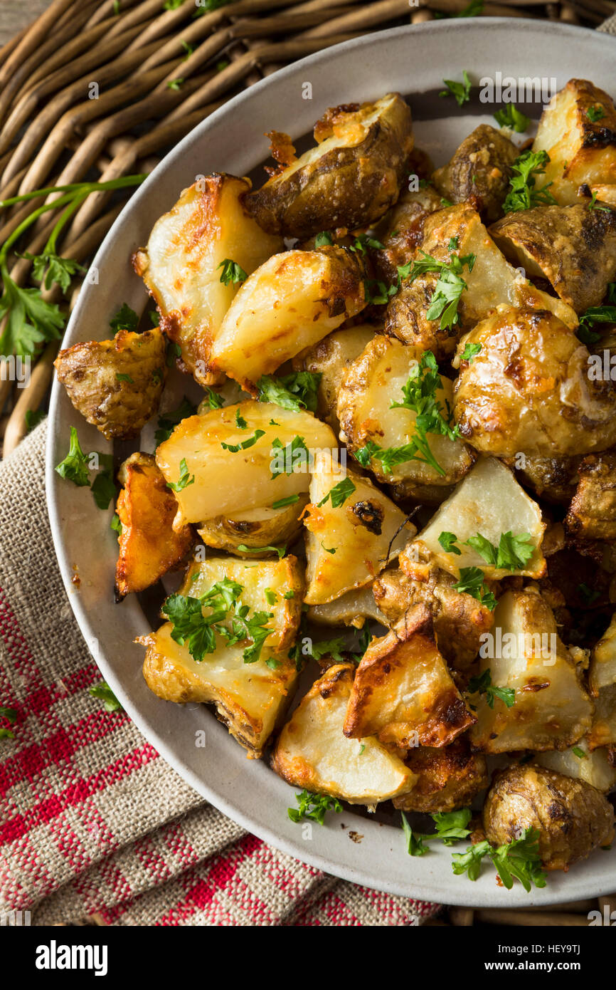 Homemade Roasted Jerusalem Artichoke Sunchokes with Garlic and Cheese