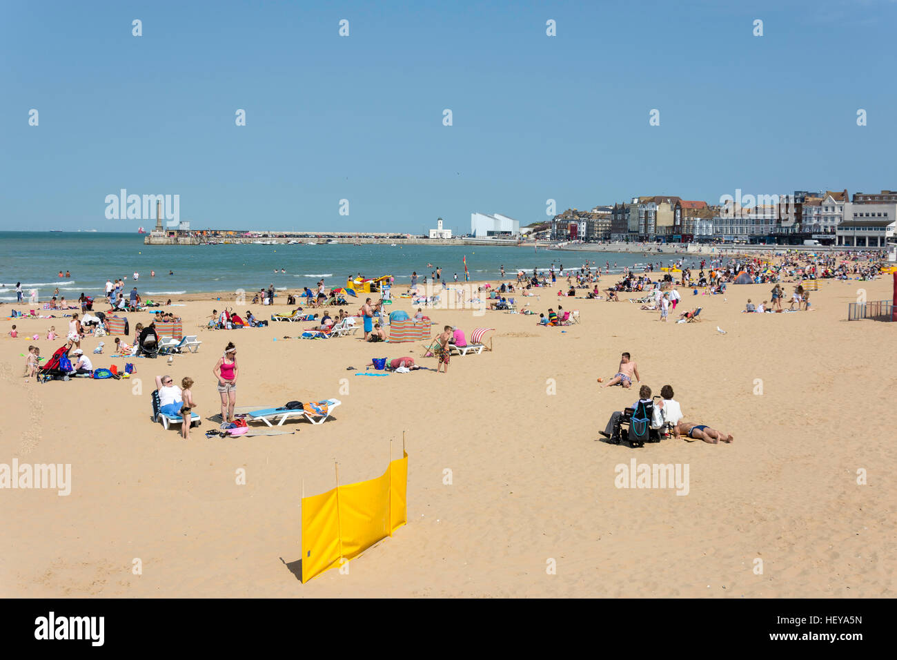 Margate Beach, Margate, Kent, England, United Kingdom Stock Photo