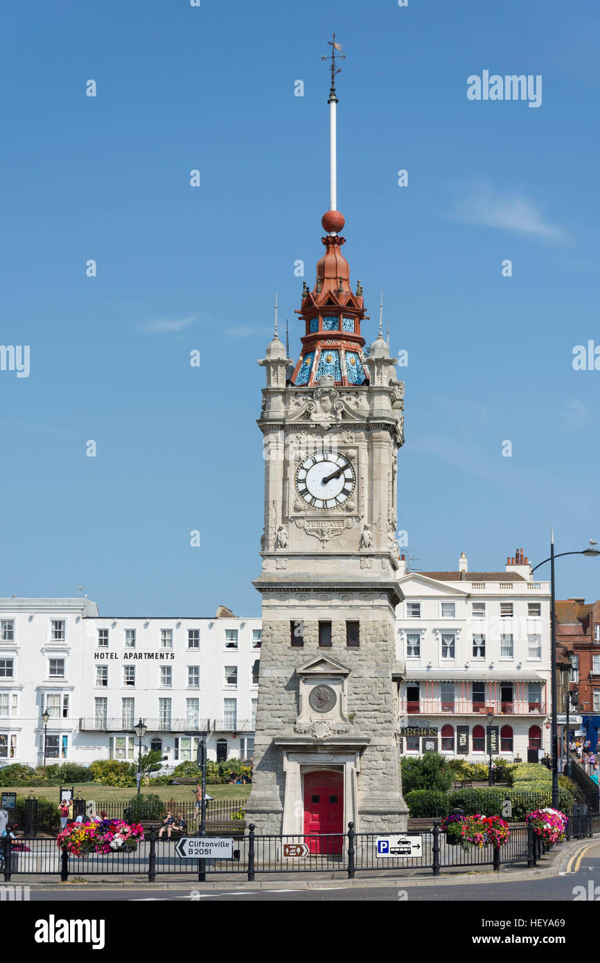 Margate Clock Tower, Marine Drive, Margate, Kent, England, United Kingdom Stock Photo