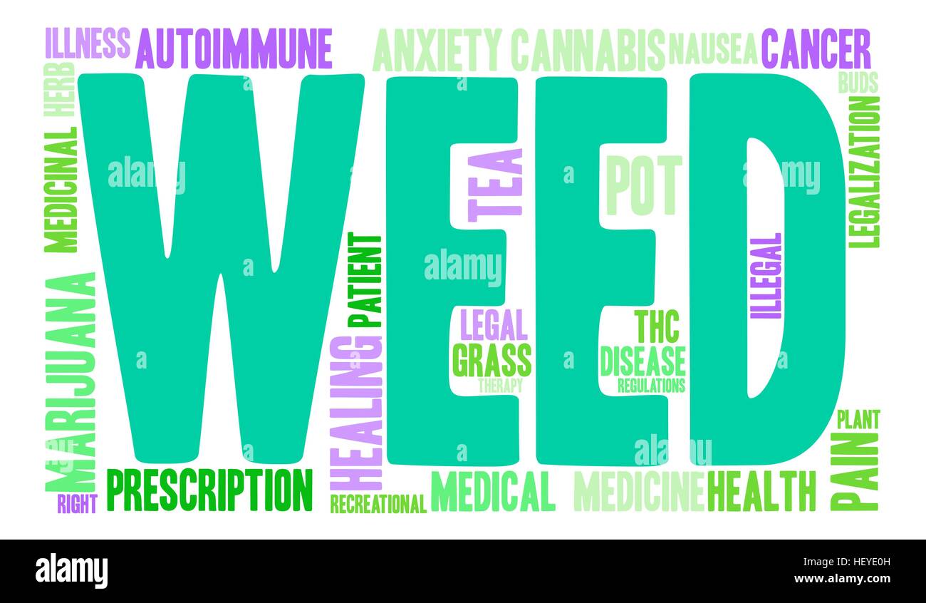 Weed word cloud on a white background Stock Vector Image & Art Alamy