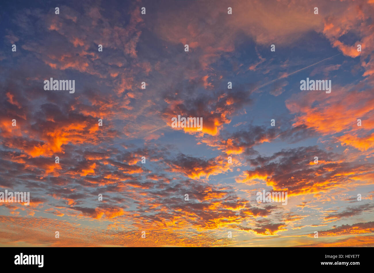 Gale Beach at Sunset. In Albufeira, Algarve, Portugal Stock Photo