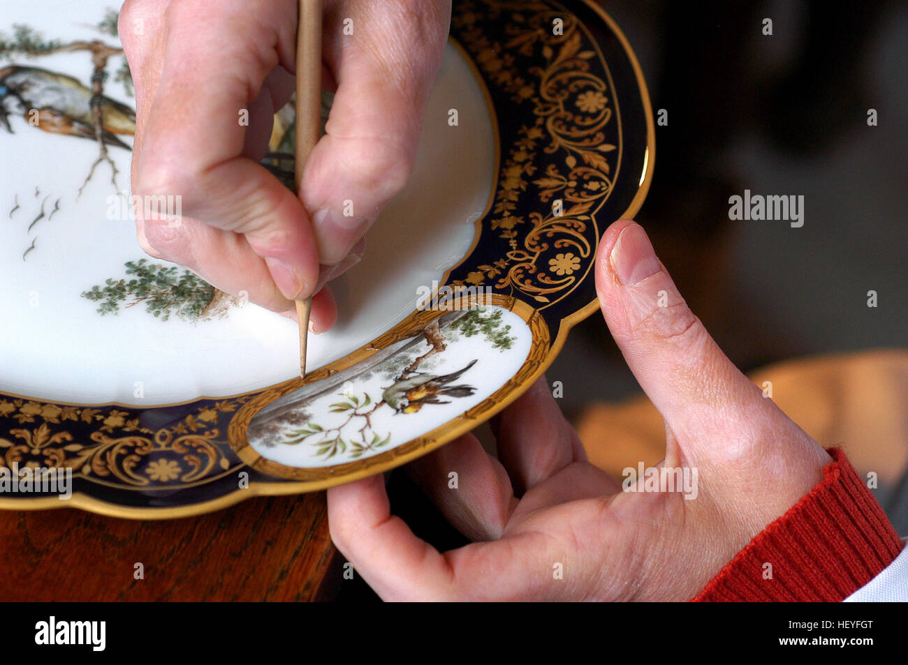 Fabrication de porcelaine de sevres hires stock photography and images