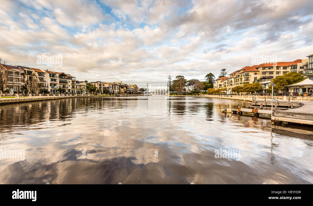 Victoria Gardens is located at the eastern end of Royal Street East Perth on the southern side of Claisebrook Cove./ Western Australia/ Australia Stock Photo