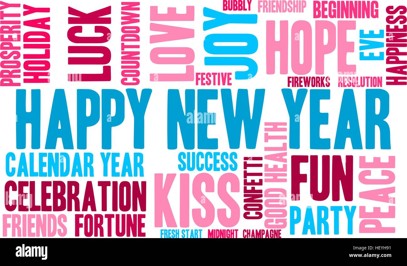 Happy word cloud on a white background Stock Vector Image & Art - Alamy