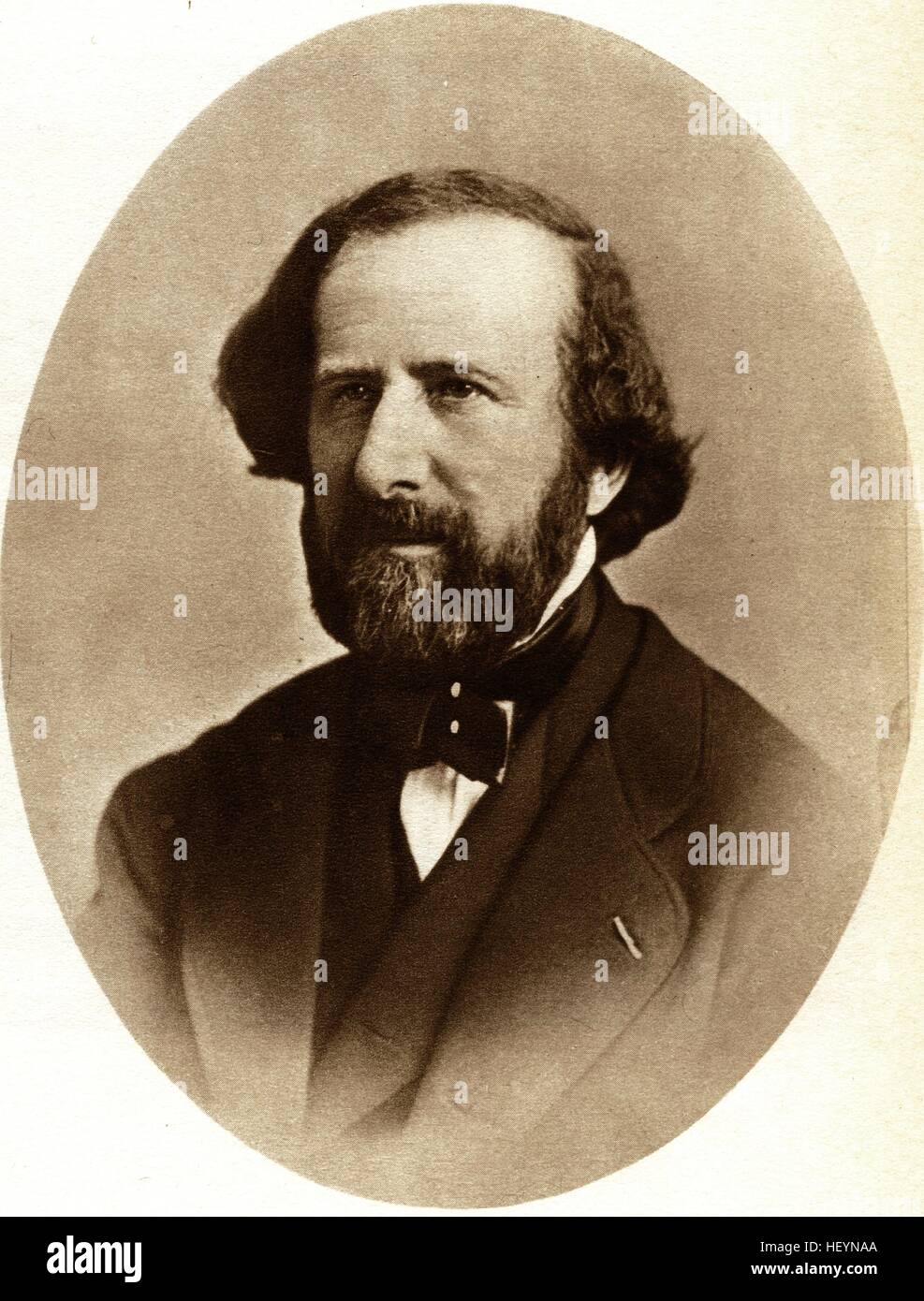 Hippolyte Fizeau, ca 1865, by Charles Reutlinger Stock Photo