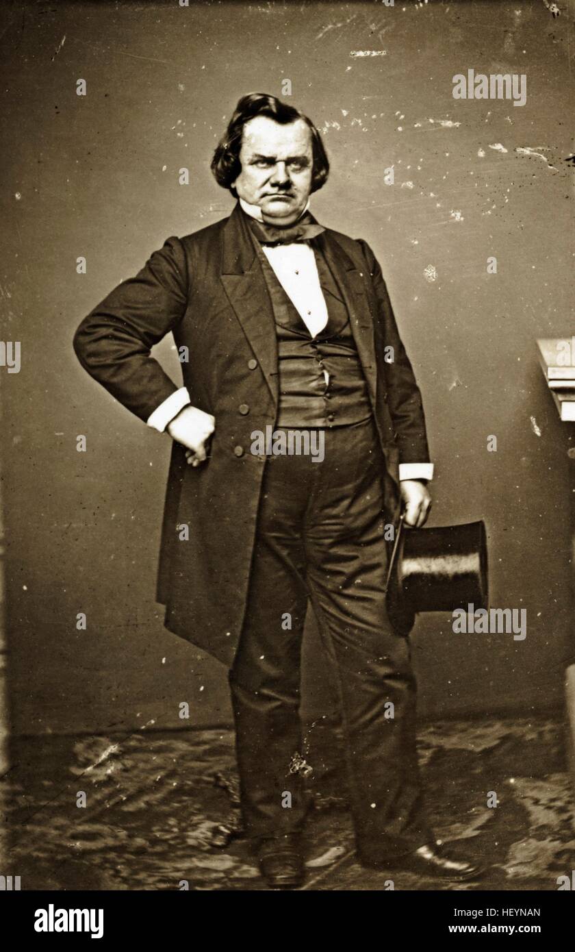 Stephen a douglas by mathew brady ca 1860 stock photo alamy