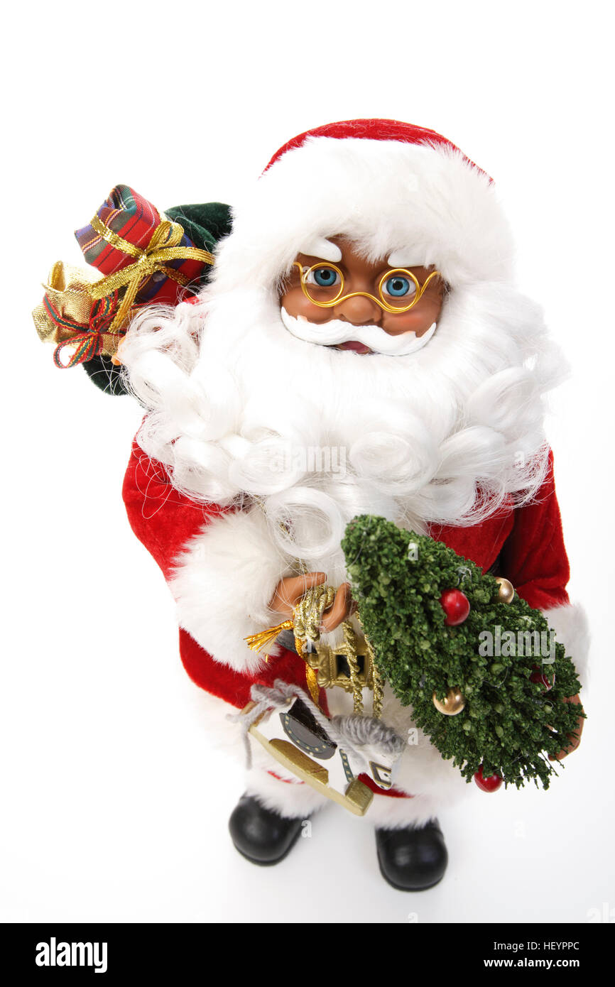 Santa claus stands with gifts hi-res stock photography and images - Alamy