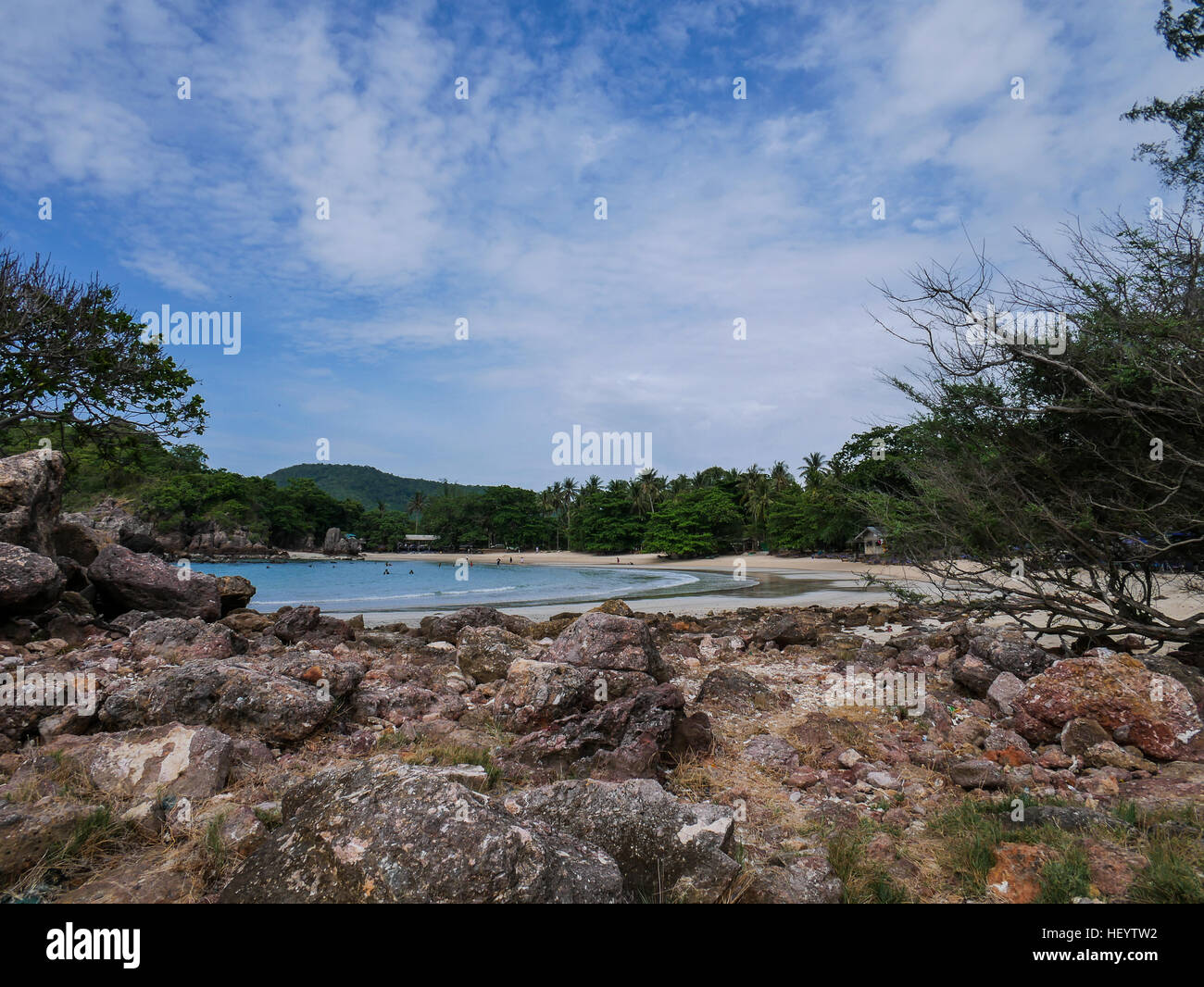 Beach View Of Bo Thong Lang Bay At Prachuap Khiri Khan Province Thailand Stock Photo Alamy