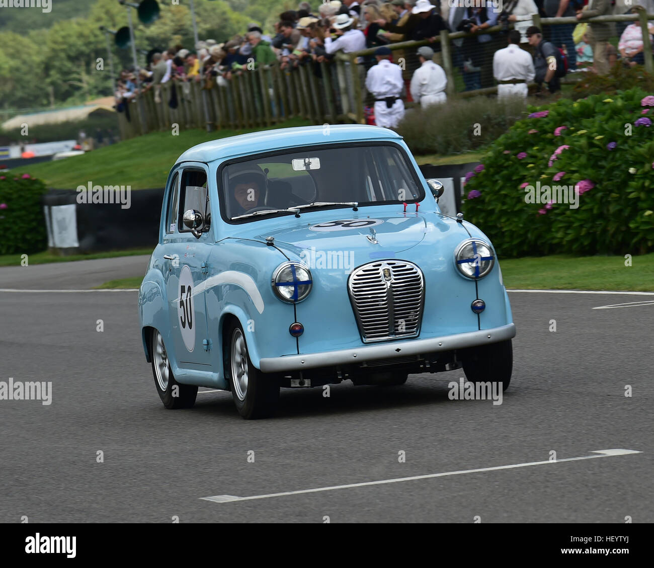 Tony Jardine, Julian Crossley, Austin A30, St Mary's Trophy, Goodwood Revival 2016, 2016, classic cars, Goodwood, Goodwood Revival, Goodwood Revival 2 Stock Photo