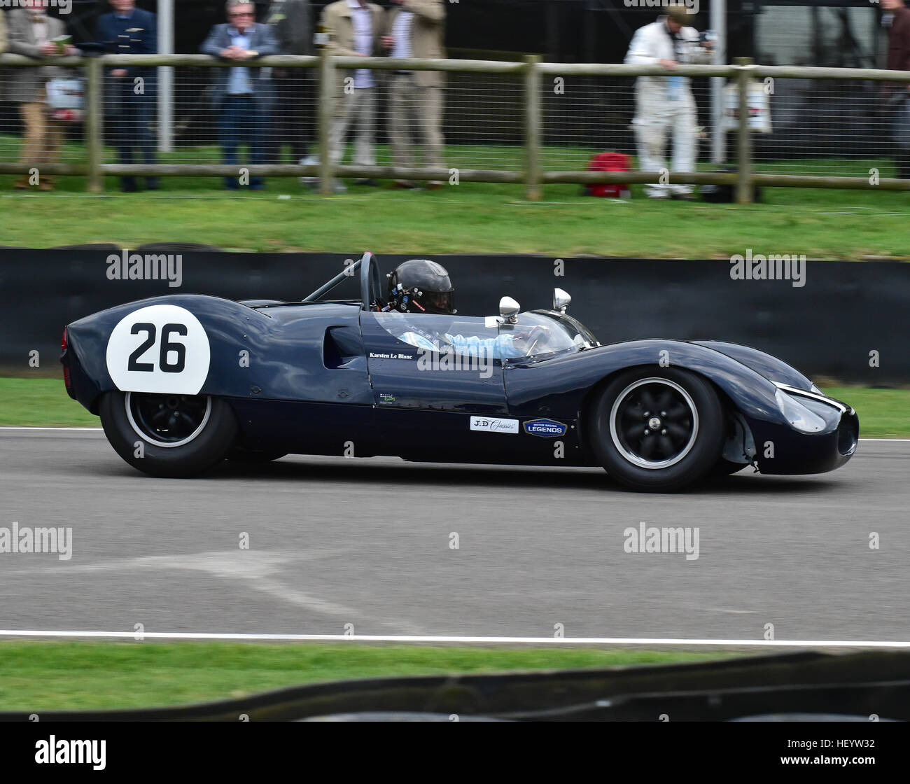 Karsten Le Blanc, Cooper Climax T49, Monaco, Sussex Trophy, World Championship Sports Cars, Goodwood Revival 2016, 2016, classic cars, Stock Photo