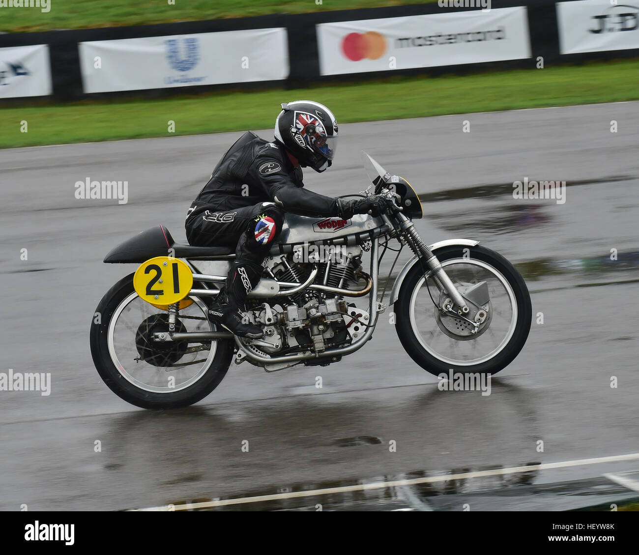 Clive Ling, Andy Reynolds, Woden-Jap, Barry Sheene Memorial Trophy, Goodwood Revival 2016, 2016, classic, bikes, motorcycles, Goodwood, Goodwood Reviv Stock Photo