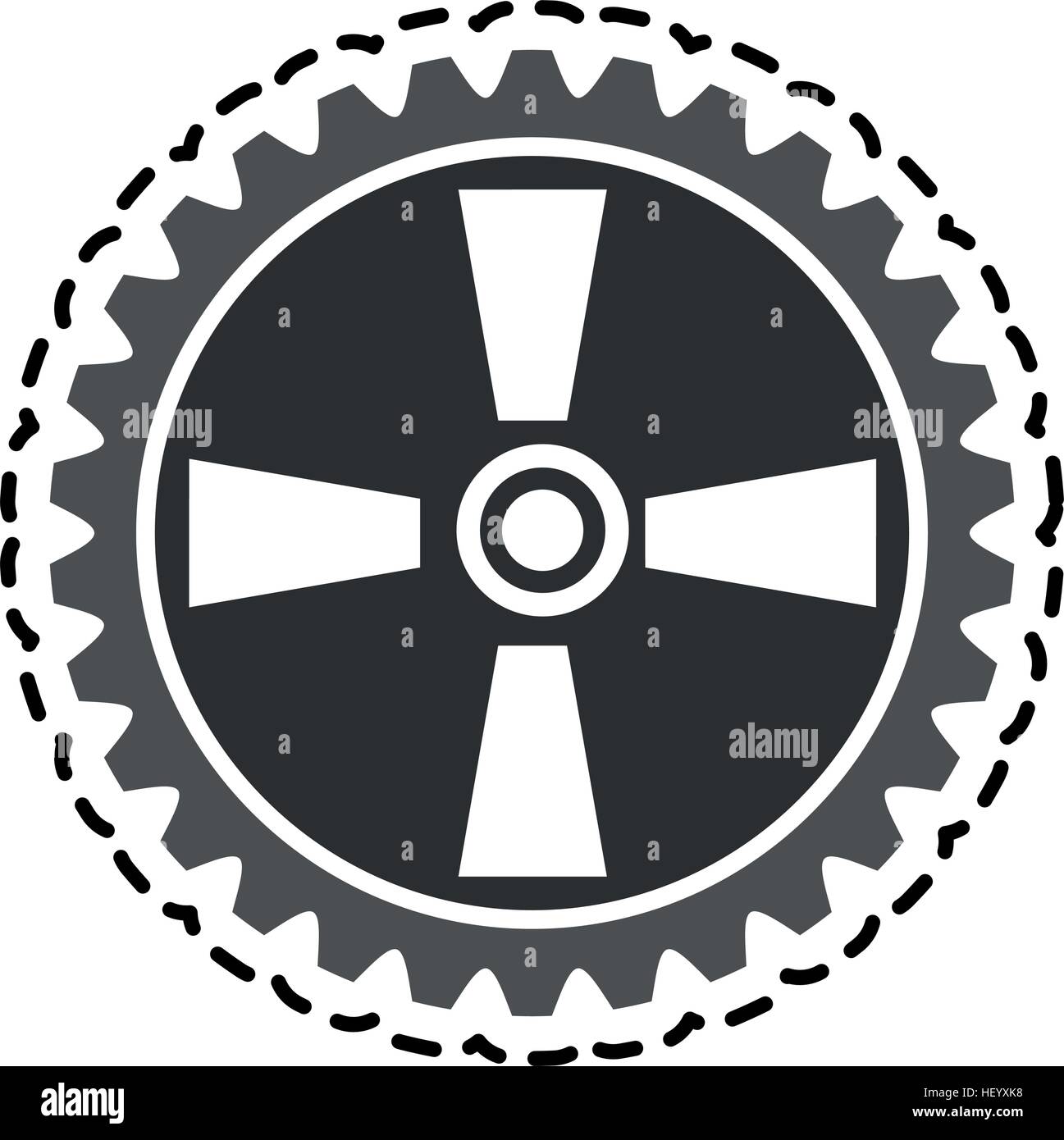 Isolated gear design Stock Vector Image & Art - Alamy