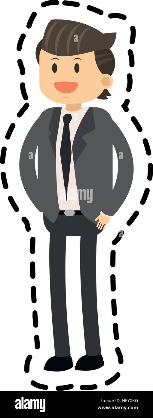 Isolated businessman design Stock Vector Image & Art - Alamy