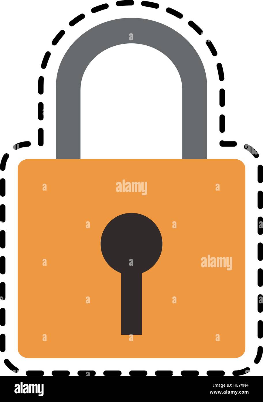 Isolated padlock design Stock Vector Image & Art - Alamy