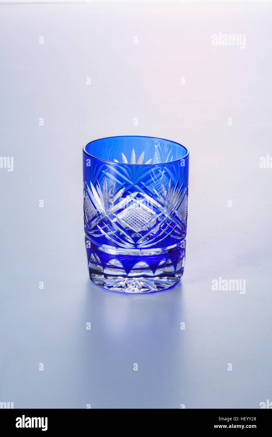 Traditional Japanese Edo Kiriko glassware Stock Photo Alamy