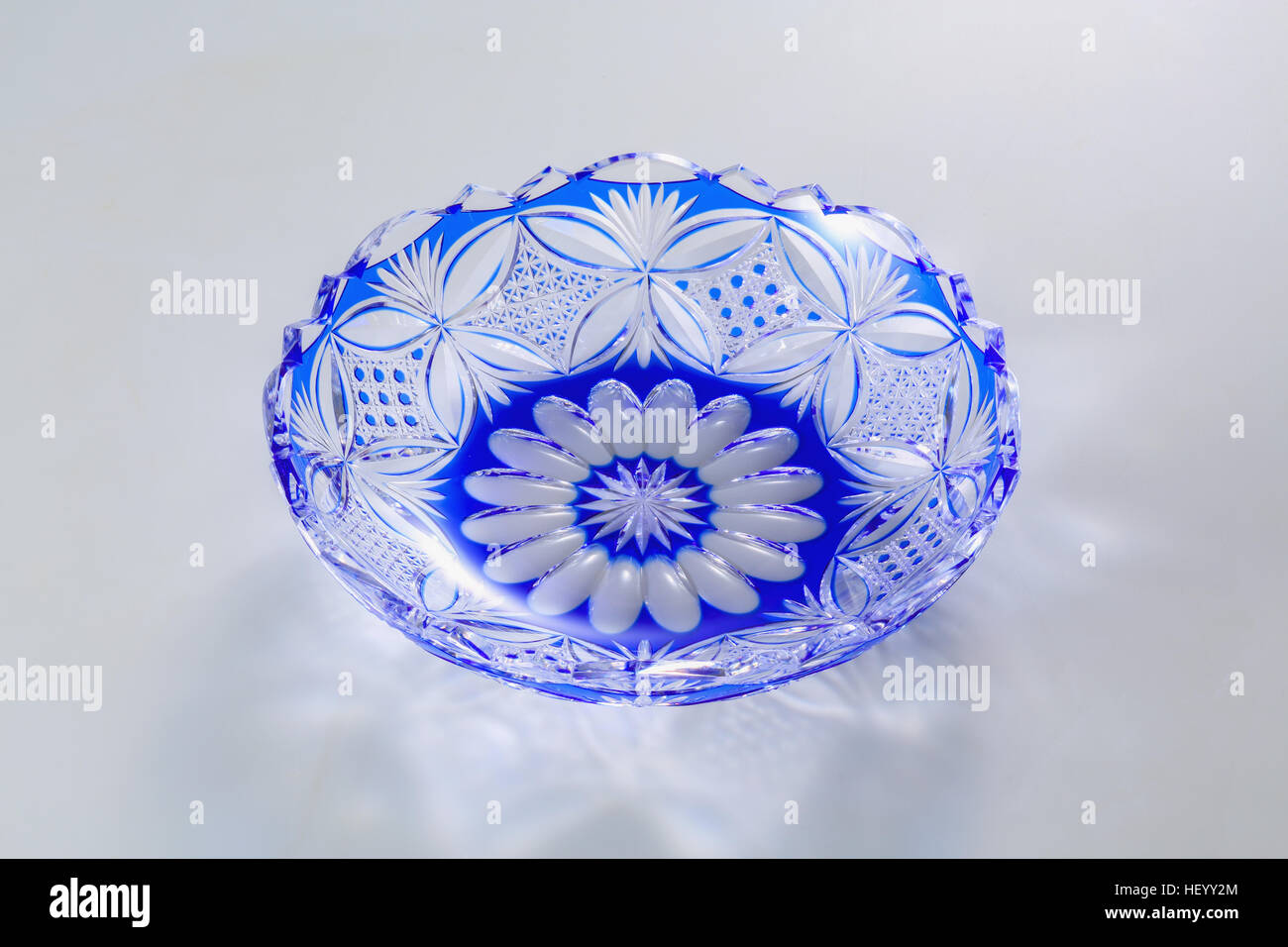 Traditional Japanese Edo Kiriko glassware Stock Photo Alamy