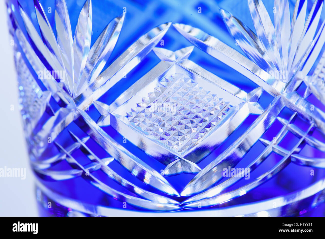 Traditional Japanese Edo Kiriko glassware Stock Photo Alamy