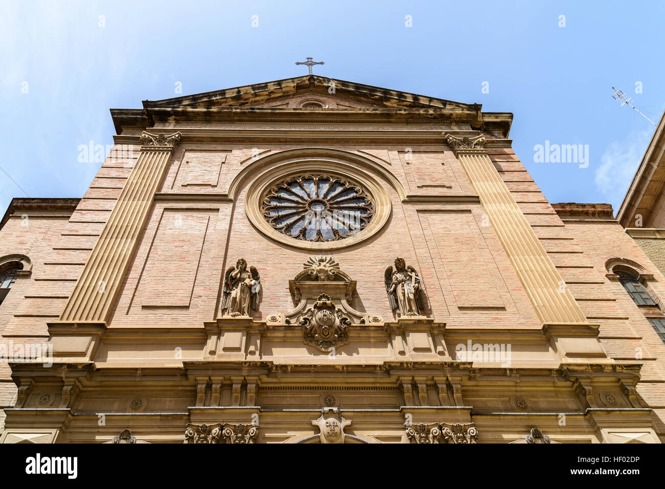 Church of the Sacred Heart of Jesus In Valencia Stock Photo