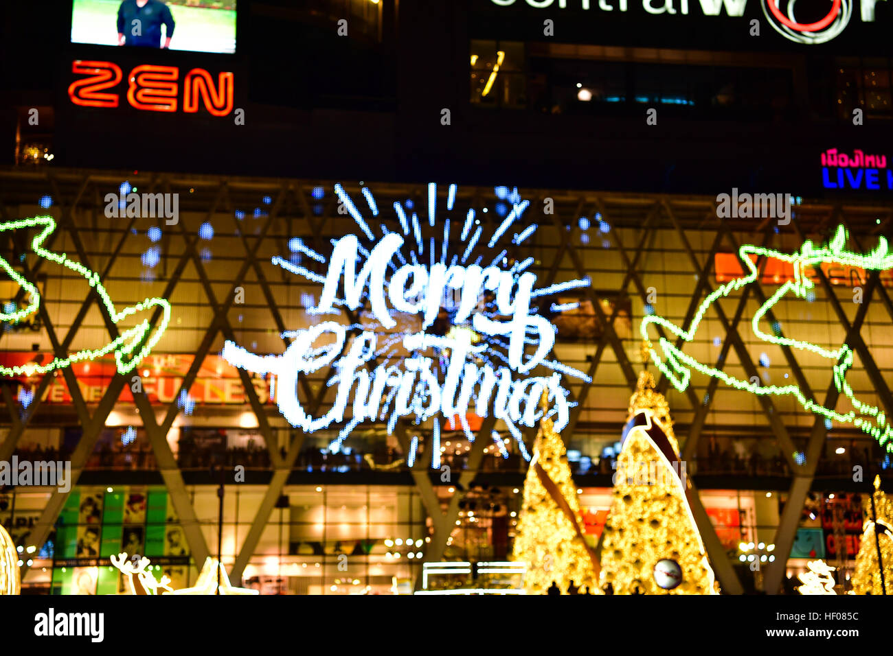 24th Dec 2016 Christmas decorated light for Merry Christmas &