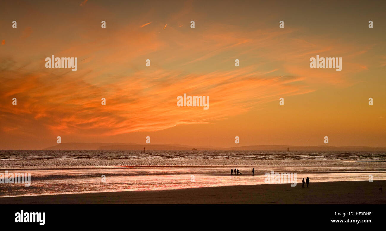 Idyllic Conditions West Wittering Beach, West Sussex, UK. 26th December 2016: Beautiful ...