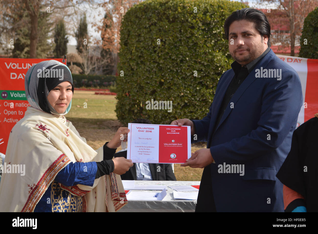 Quetta, Pakistan. 26th Dec, 2016. Secretary Red Crescent Balochistan Dr ...