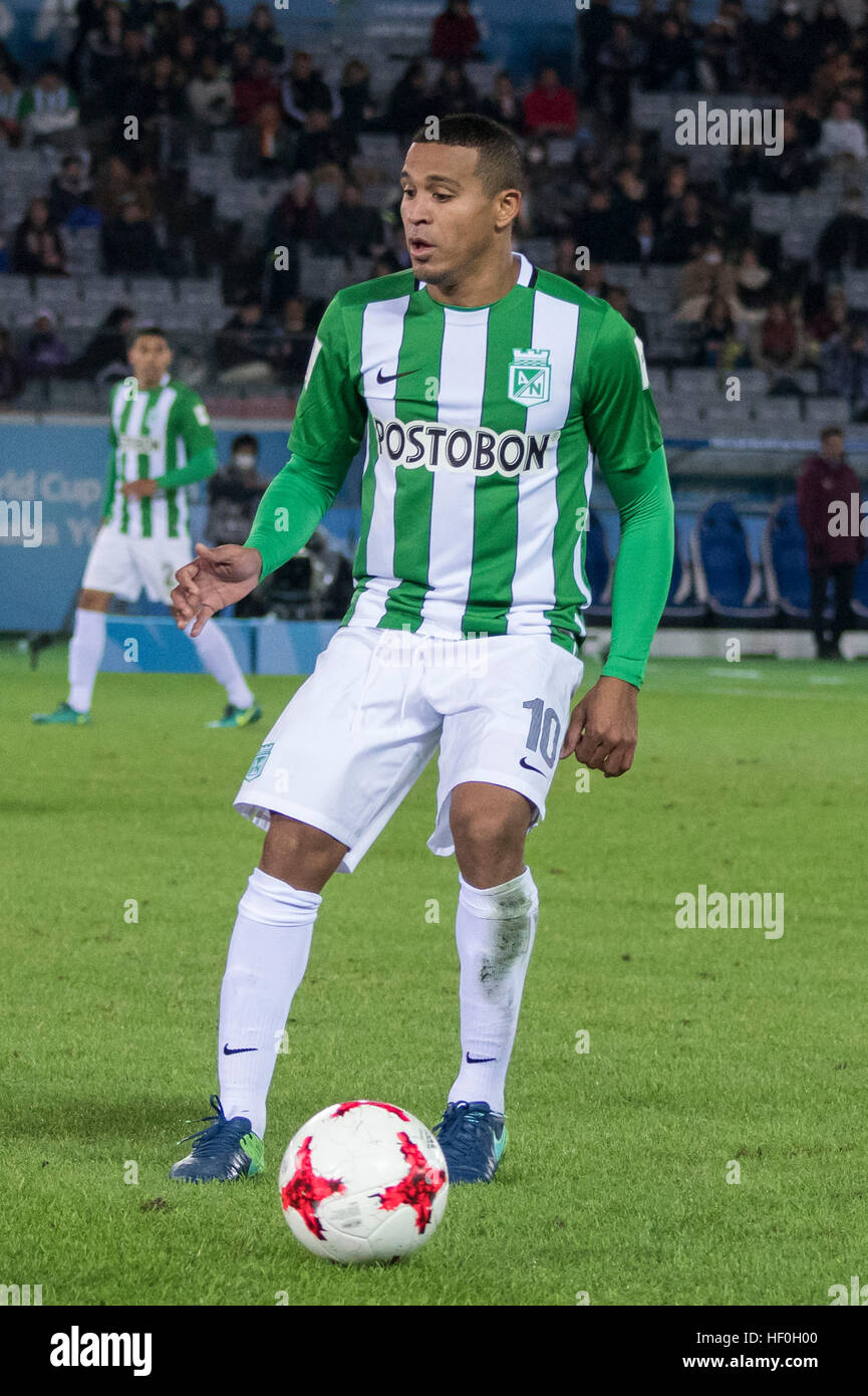 Macnelly Torres Atletico Nacional December 18 2016 Football Soccer Fifa Club World Cup Japan 2016 3rd Place Match Between Club America 2 3 4 2 Atletico Nacional At Yokohama International Stadium In