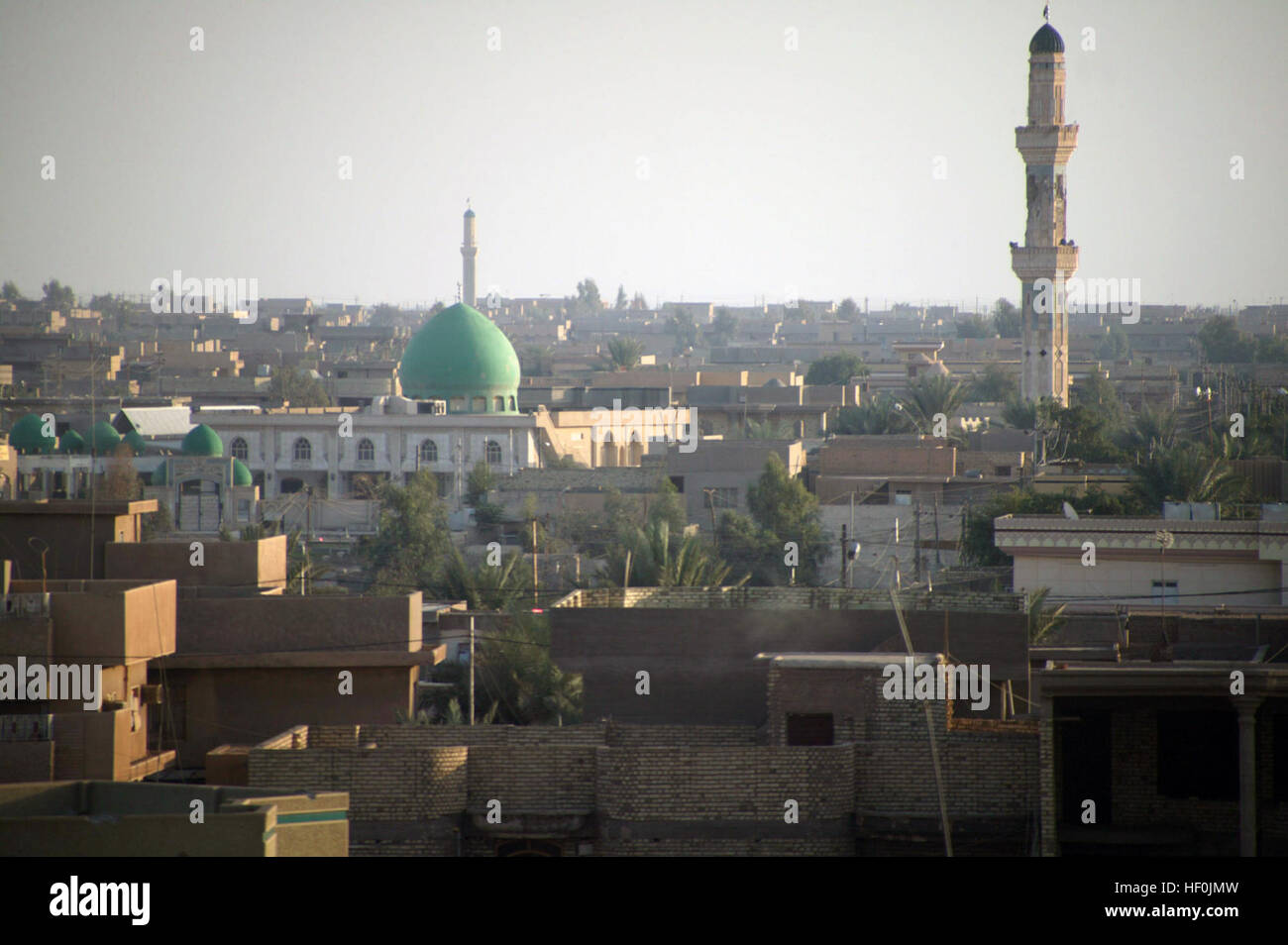 The city of Fallujah, Al Anbar Province, Iraq, during Operation IRAQI FREEDOM. Fallujah Stock Photo