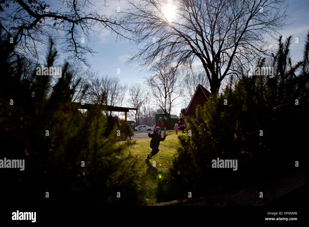 Children enjoy the holiday season at Smokey Glen Farm in Gaithersburg