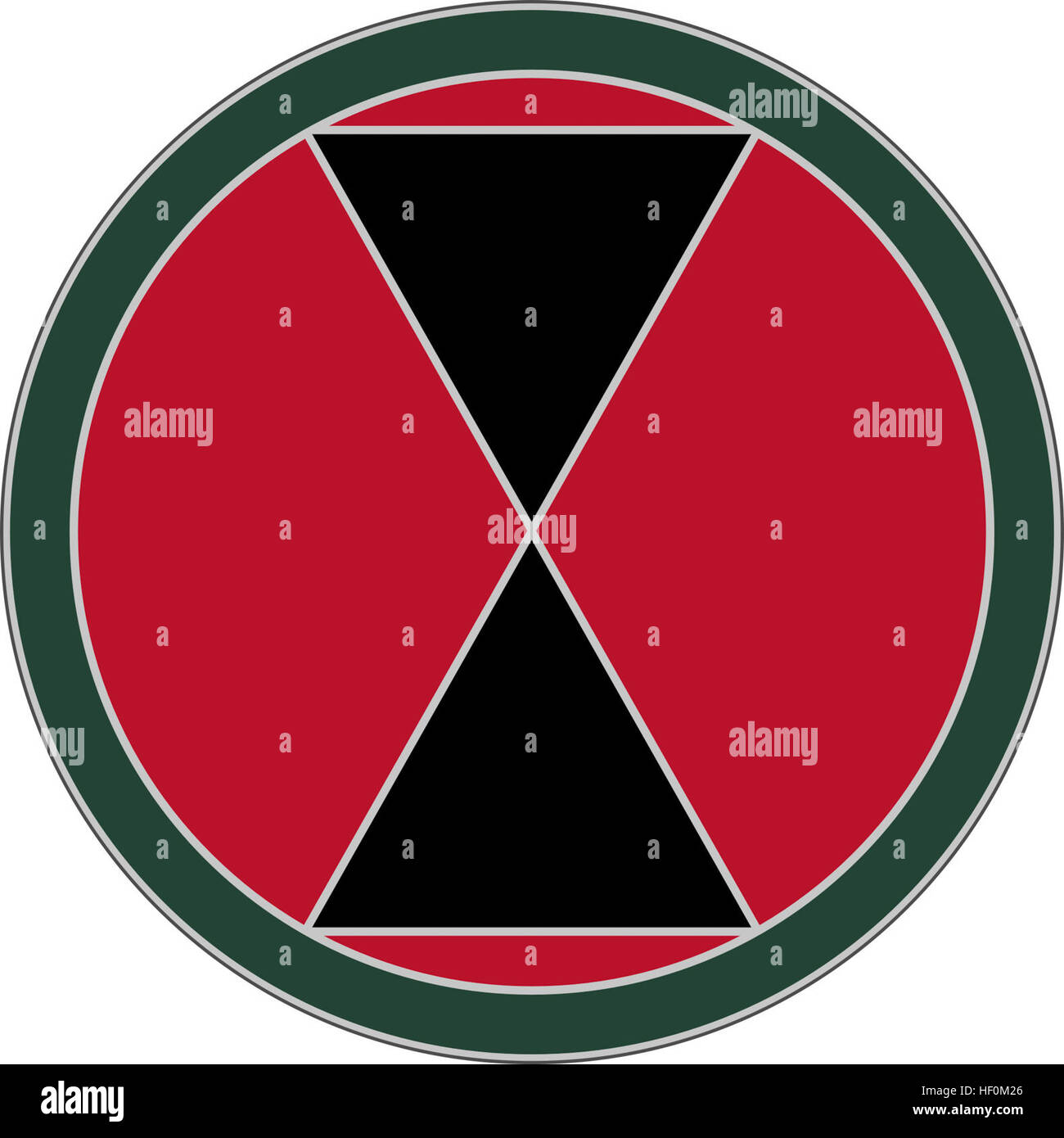 7th Infantry Division CSIB Stock Photo Alamy
