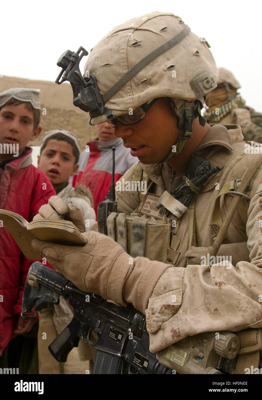 U.S. Marine Sgt. Jared Carlson, a squad leader with Alpha Company, 1st ...