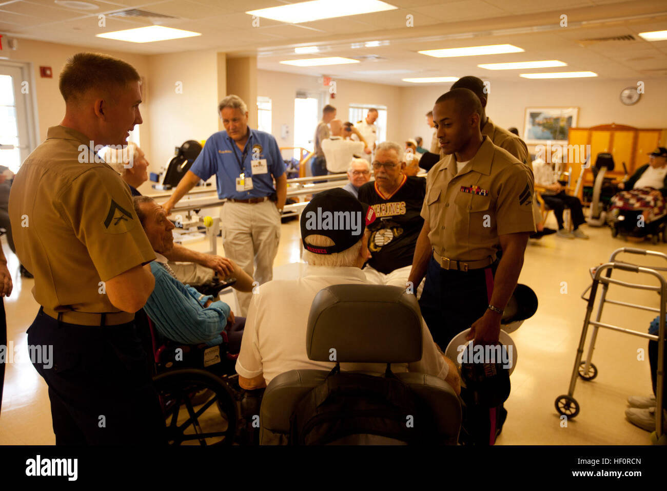 Marines with the 26th Marine Expeditionary Unit visited the Alexander ...