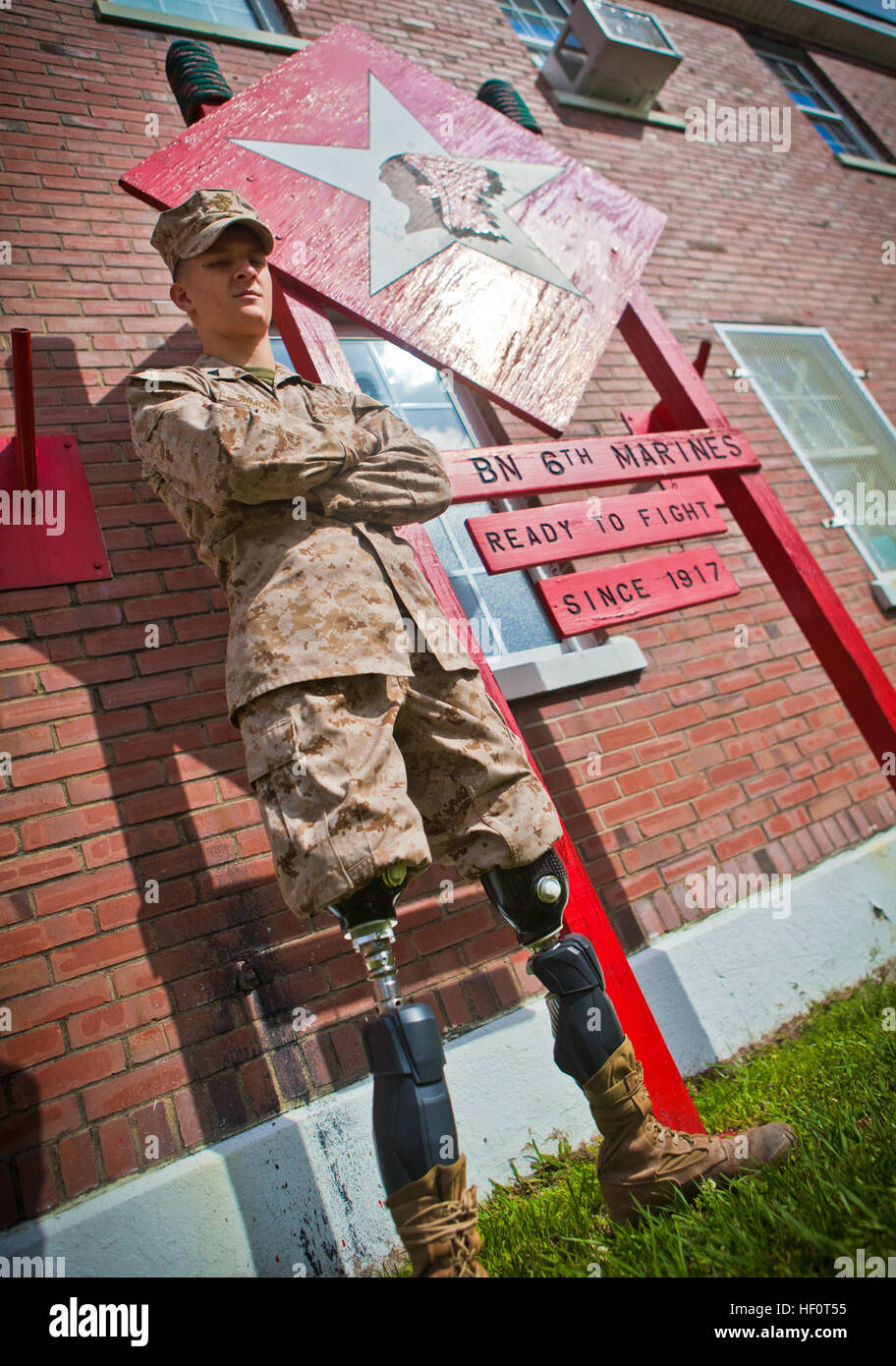 Montville, N.J., native Lance Cpl. Adrian Simone, an infantryman with