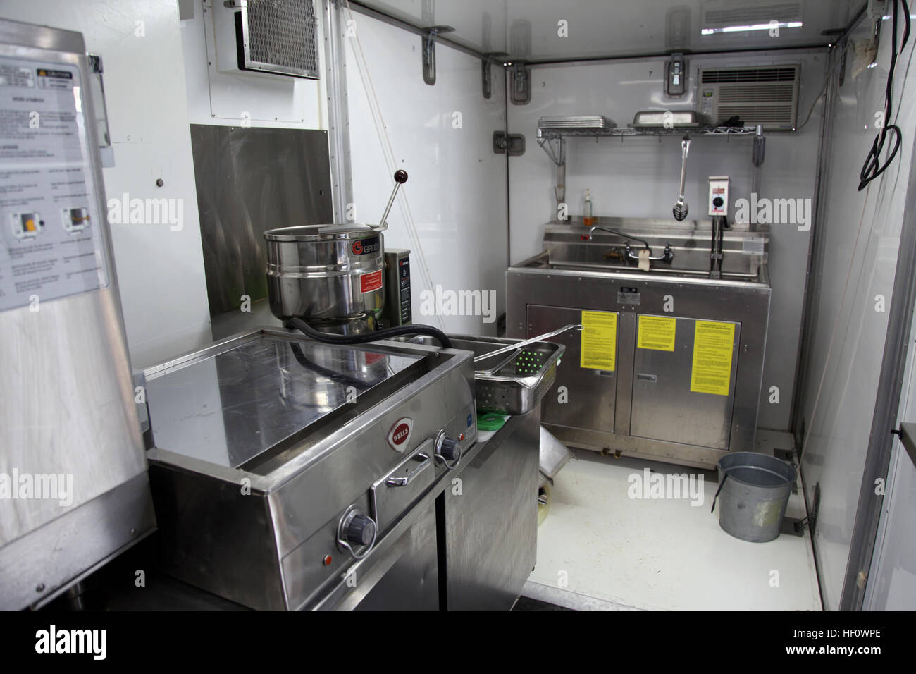 Marines used a Force Provider Expeditionary Kitchen System at Camp ...