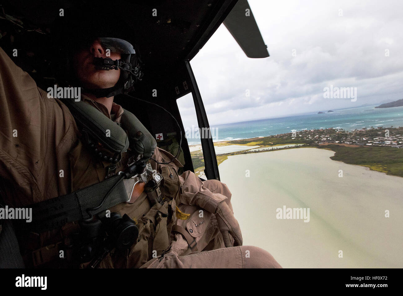 Cpl. Nicholas P. Brazil, helicopter crew chief with Marine Light Attack ...