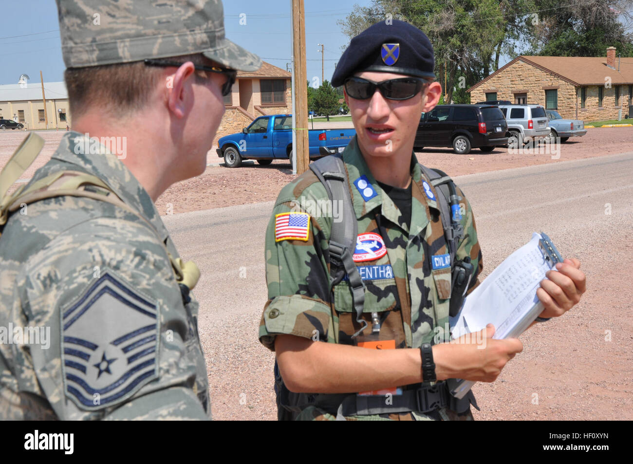Civil Air Patrol Cadet 1st Lt. Isaac Hubenthal, 17, of Laramie, Wyo