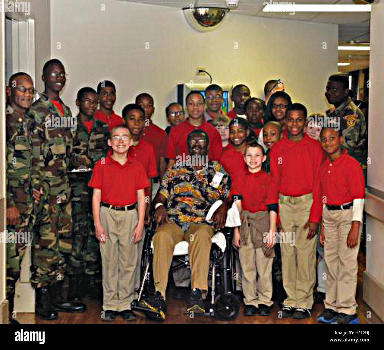 Young Marines visit veterans at Carl Vinson VA Medical Center in Dublin