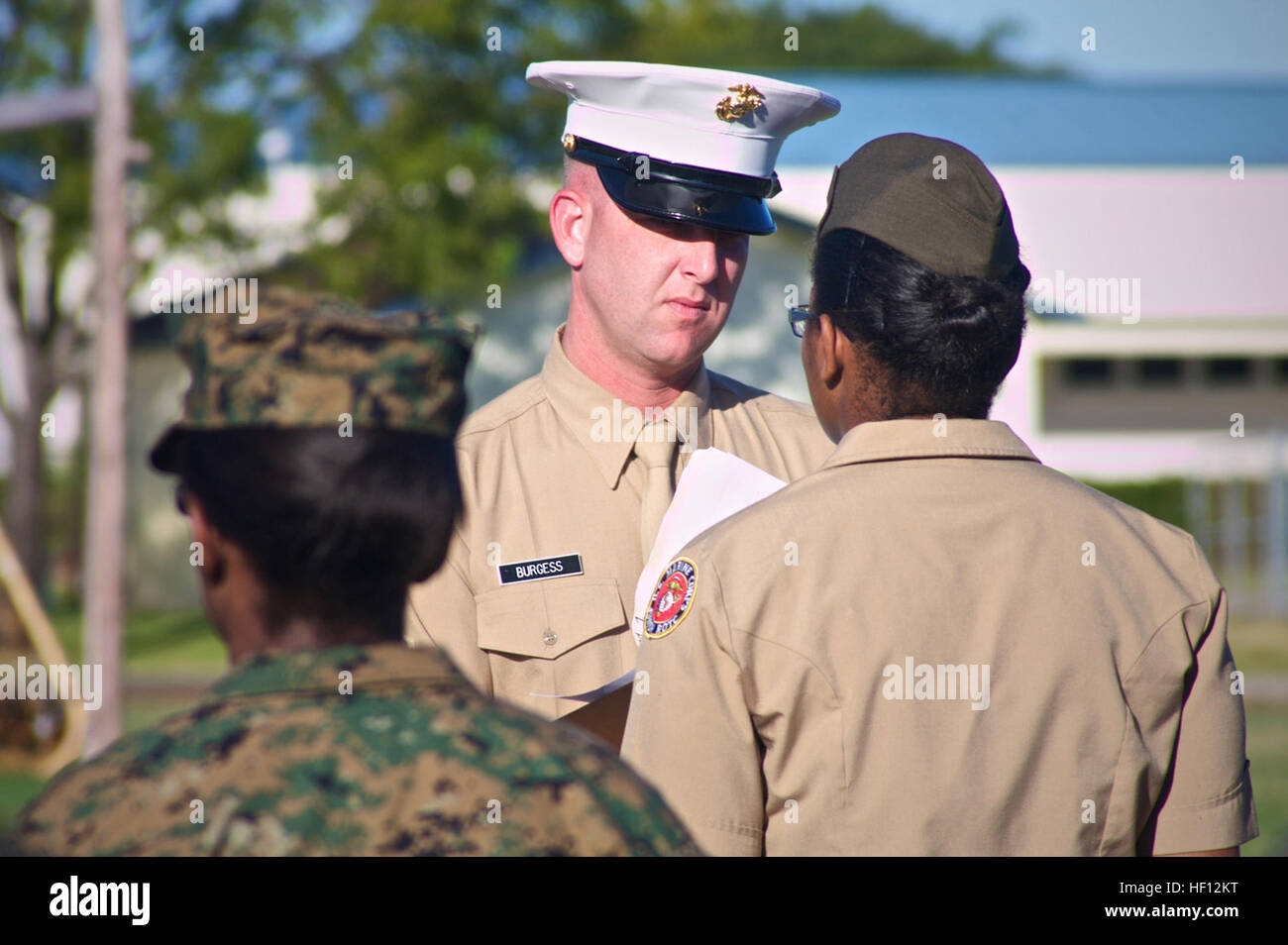 Commanding Officers Inspection Recruiting station commanding officers hi-res stock photography and ...