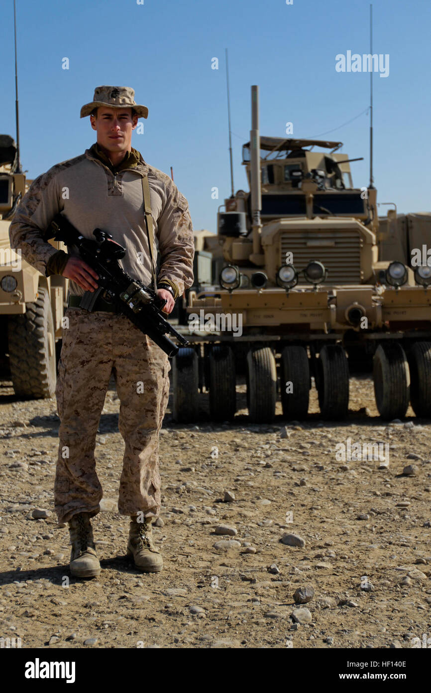 Corporal Casey Hunter, vehicle commander, Golf Company, 2nd Battalion