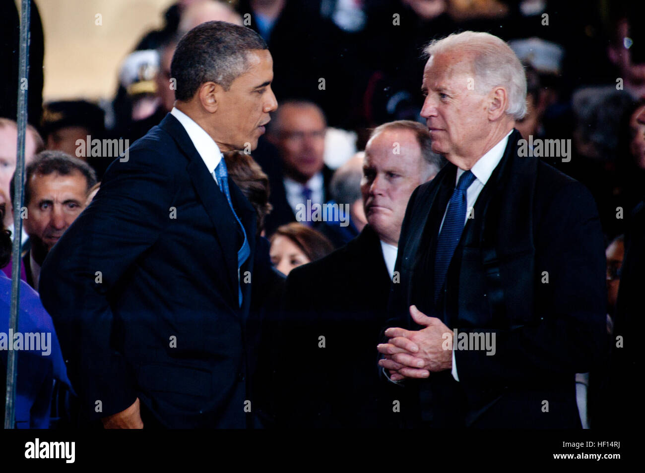 The President speaks with the Vice President from the official ...