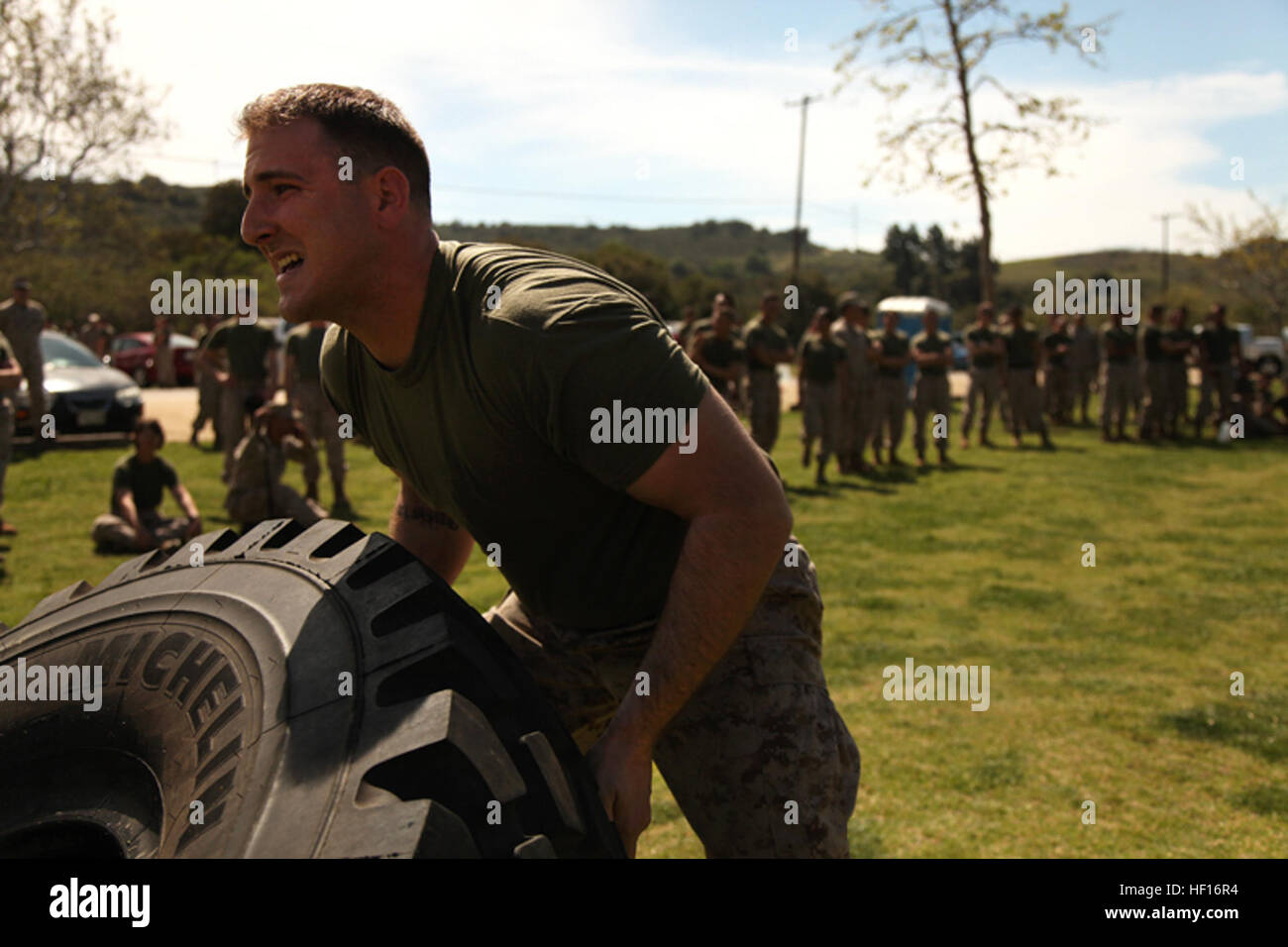 Lance Cpl. Michael Gould, a heavy equipment operator with 11th Marines ...