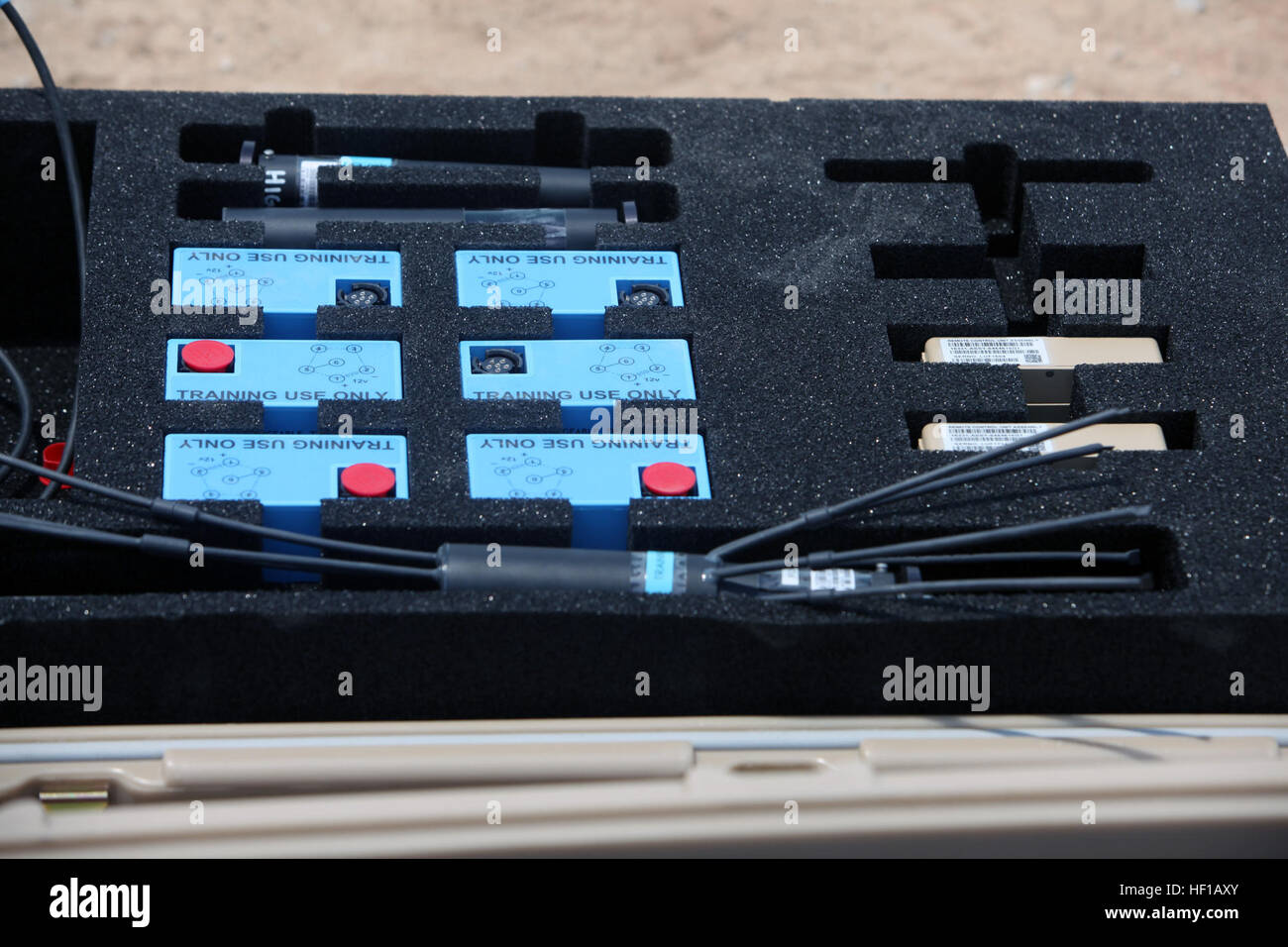 Batteries And Antennas For Thor Iii Radio Signal Jammers Await To Be Stock Photo Alamy