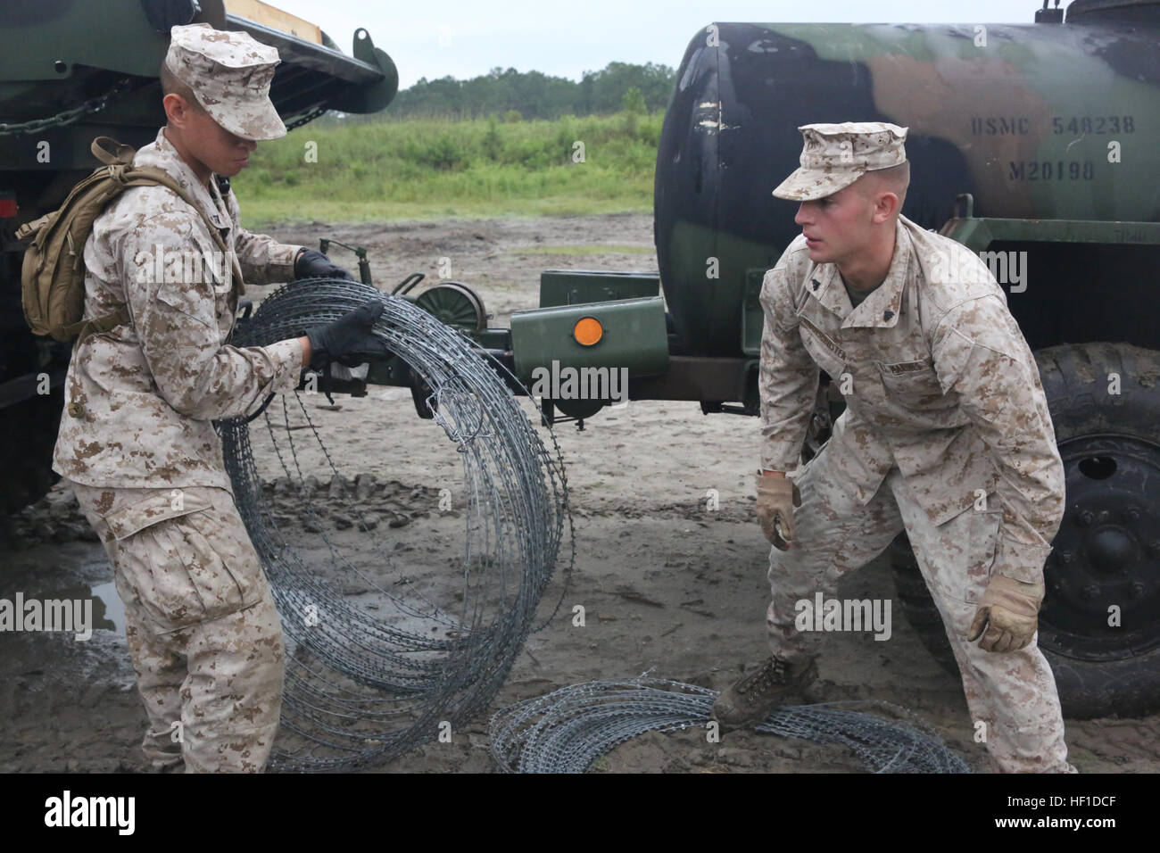 Combat engineers with 8th Engineer Support Battalion, 2nd Marine